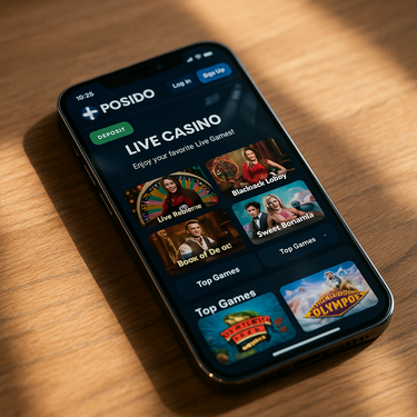 Posido Casino - Mobile Responsive Design - Schweizer Handy Casino